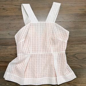 Summer peplum top, super flattering neck line. Never worn.